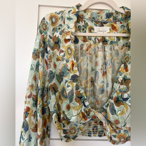 Anthropologie Twist Crop Top Set Size SM - Picture 13 of 16